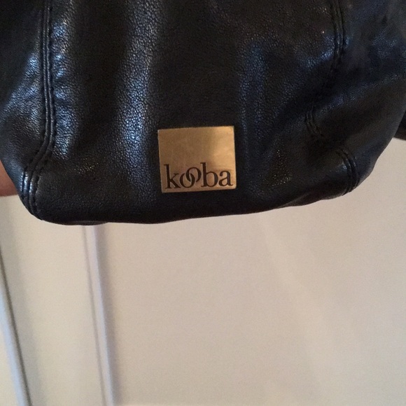 Black leather Kooba hobo bag - Picture 4 of 4